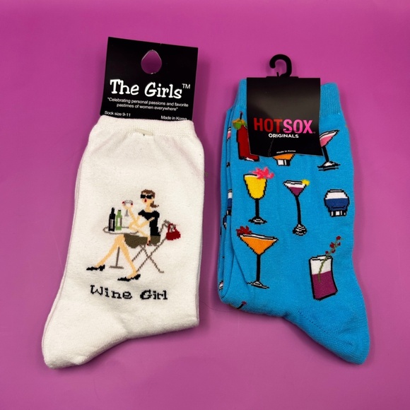 Women's Sock Bundle - Wine and Martinis! SALE - Picture 1 of 2